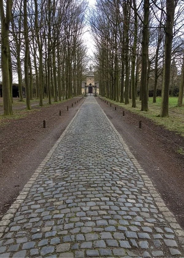 Cobblestone Street in Europe
