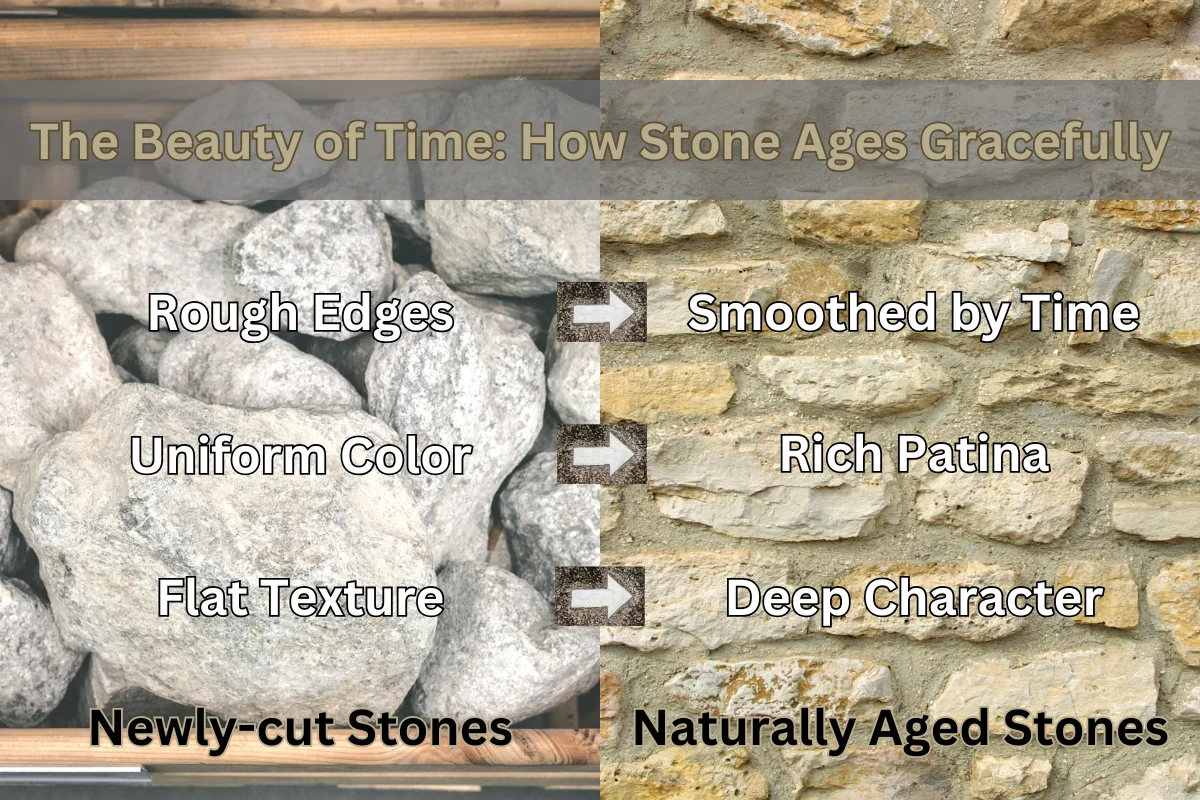 Aged and weathered stone texture